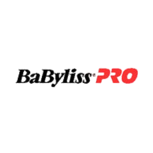 A babyliss pro logo on a white background.