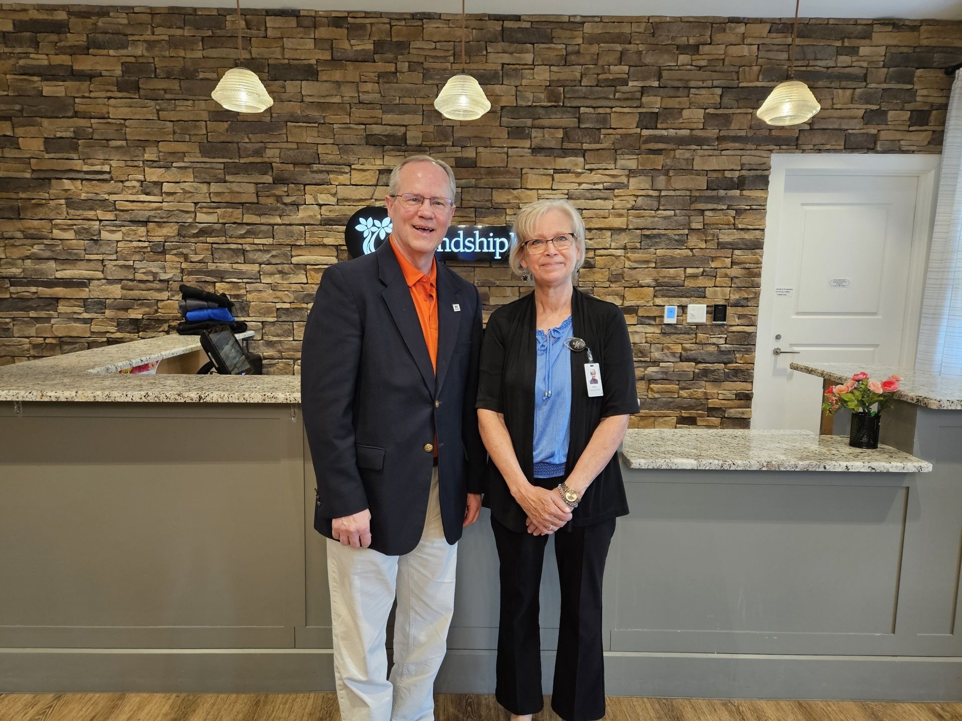 Our CEO, Sherry Turner, continues to host tours with community/business professionals for a 