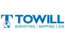 TOWILL logo with blue globe icon and tagline “Surveying | Mapping | GIS”