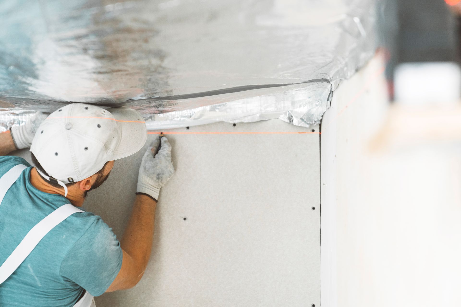 fixing insulation and drywall in attics and ceilings