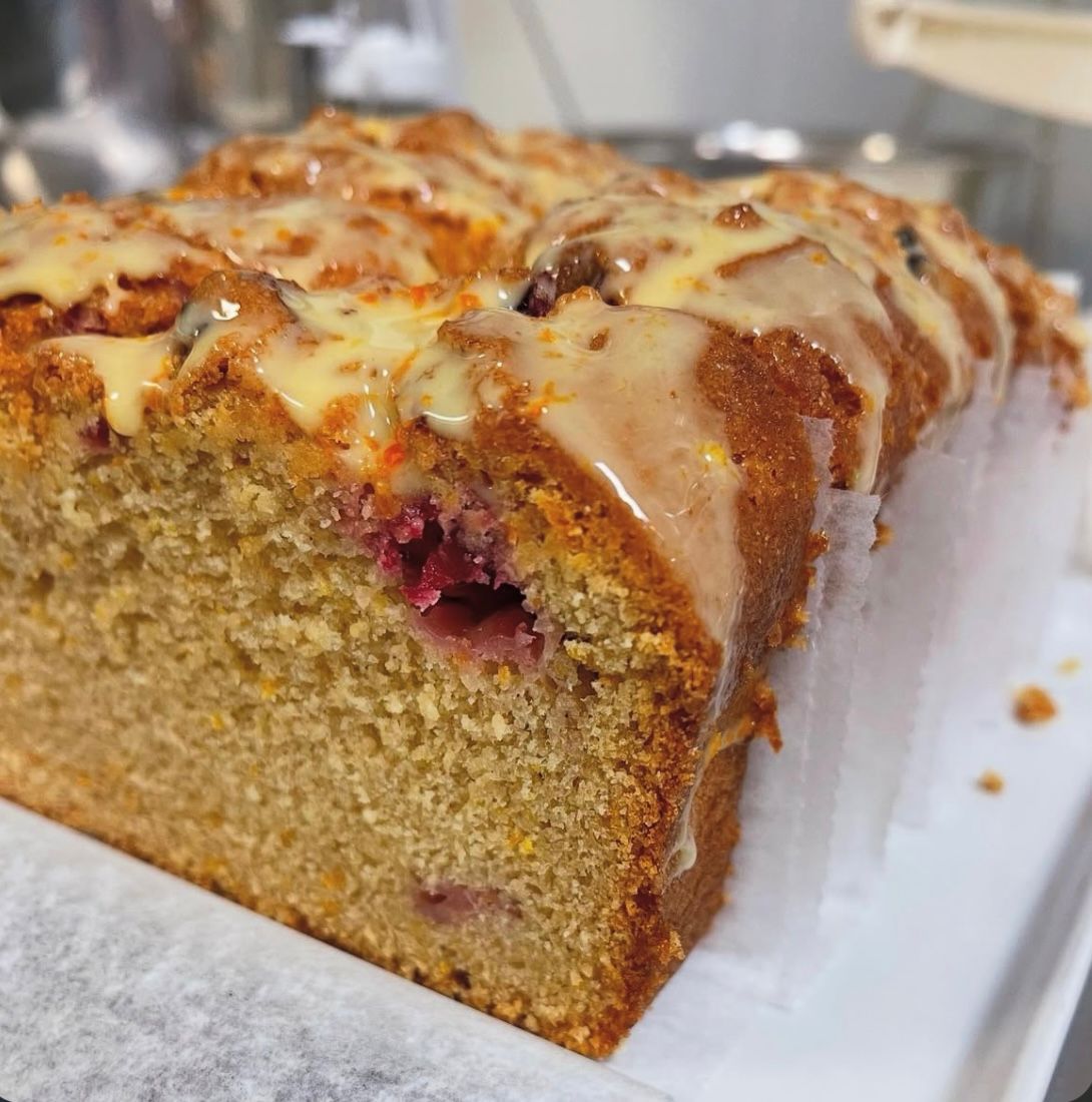orange raspberry loaf