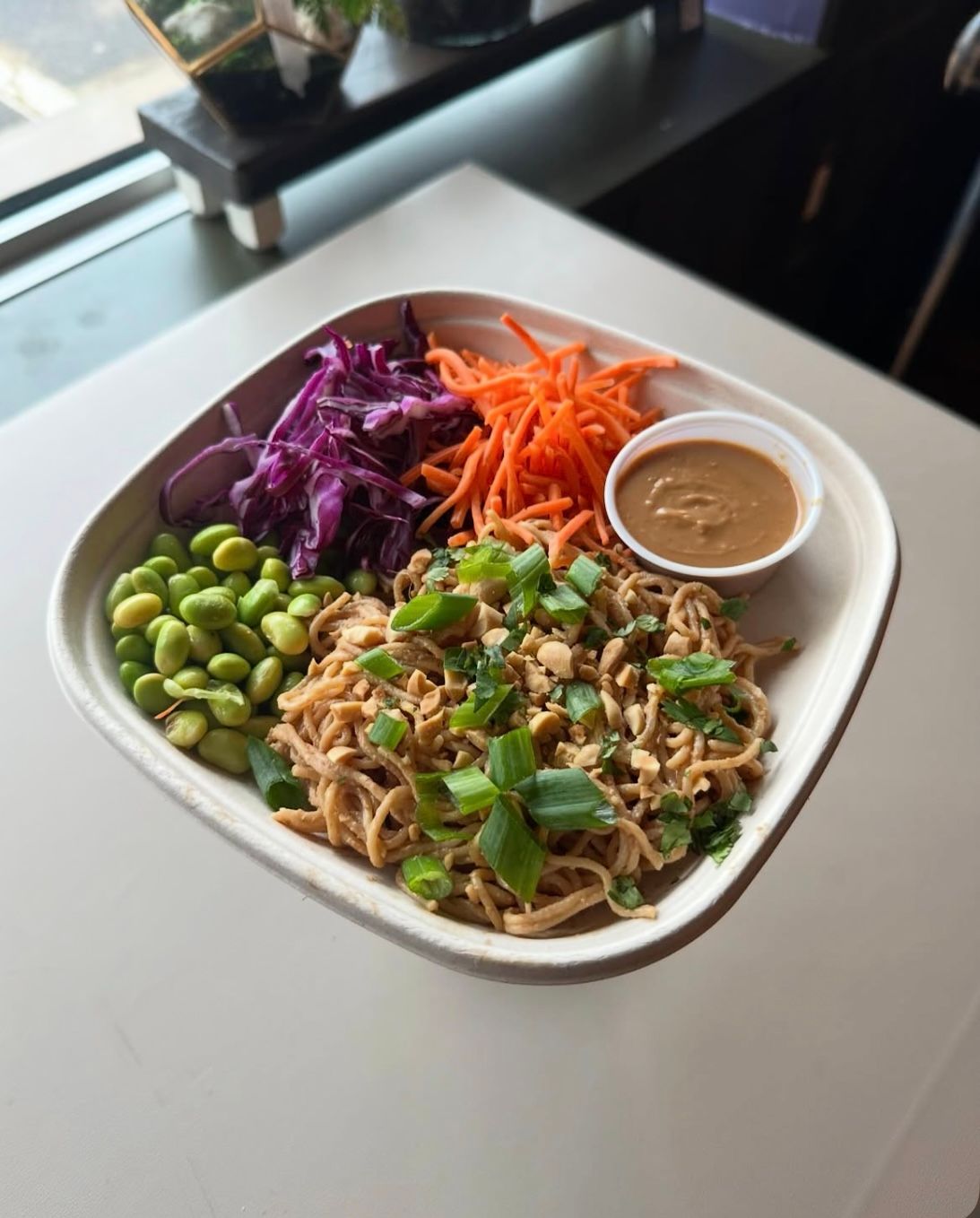 spicy thai noodle salad