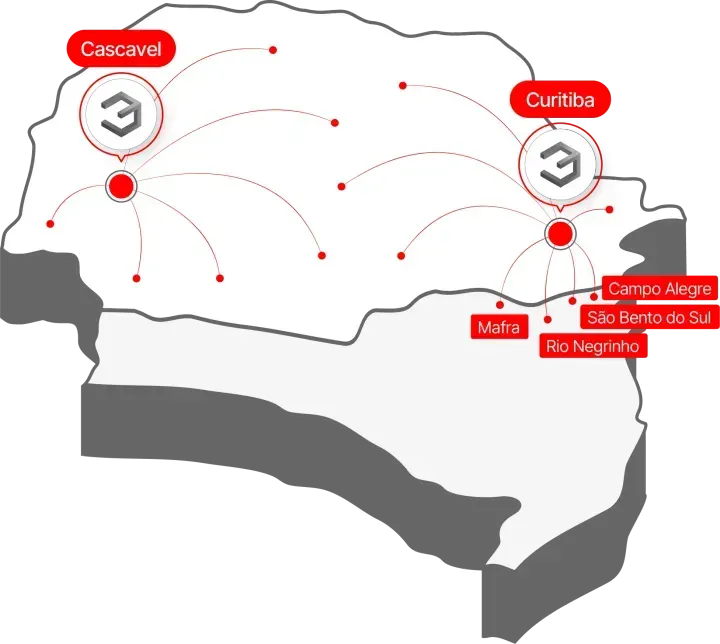 mapa atendimento trezaço