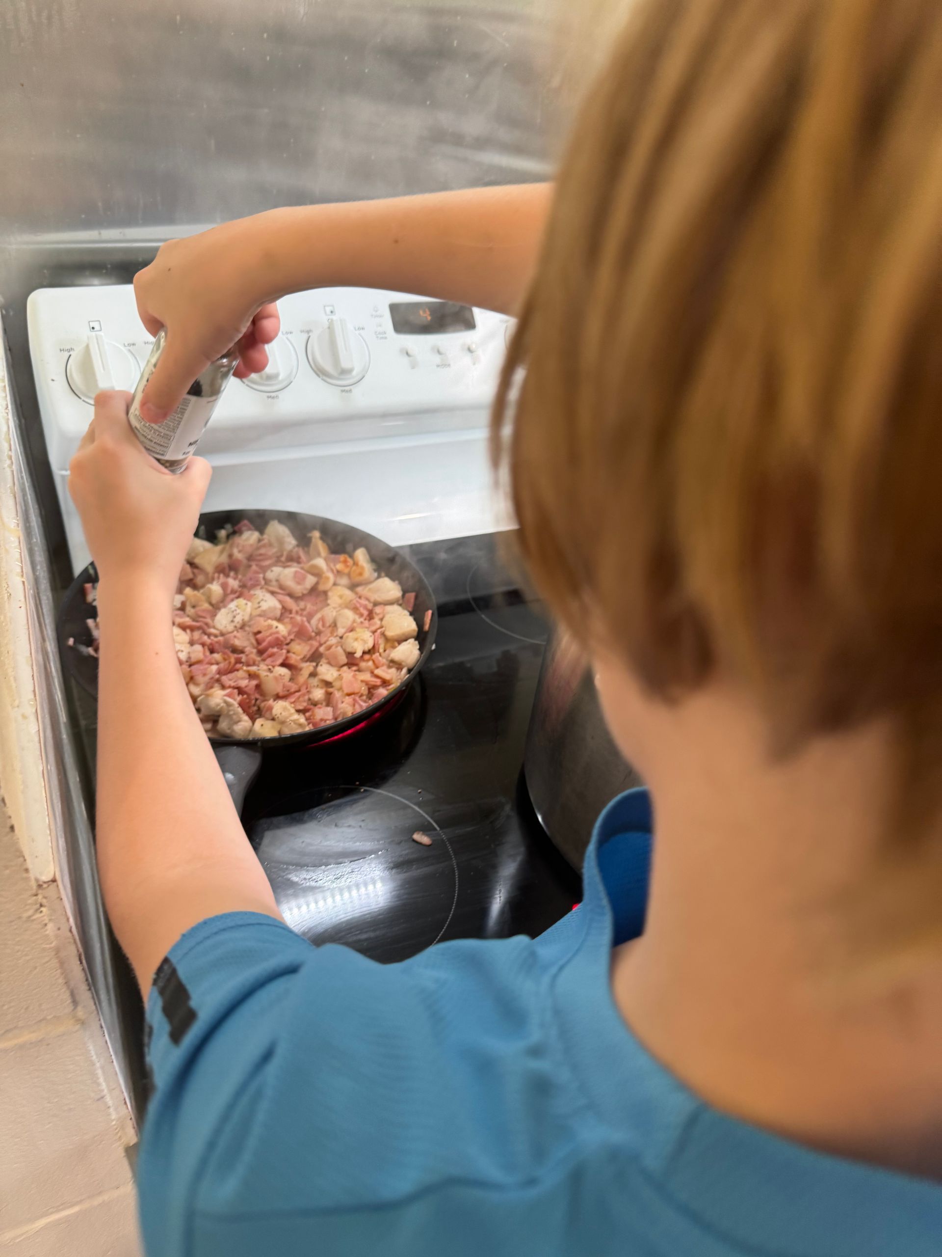 Behaviour Boost NDIS Participant building capacity in the kitchen