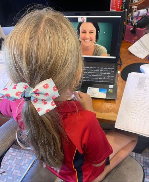 Behaviour Boost tutor and student participating in a tutoring learning session