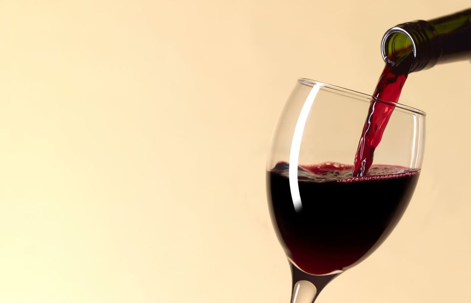bicchiere di vino rosso