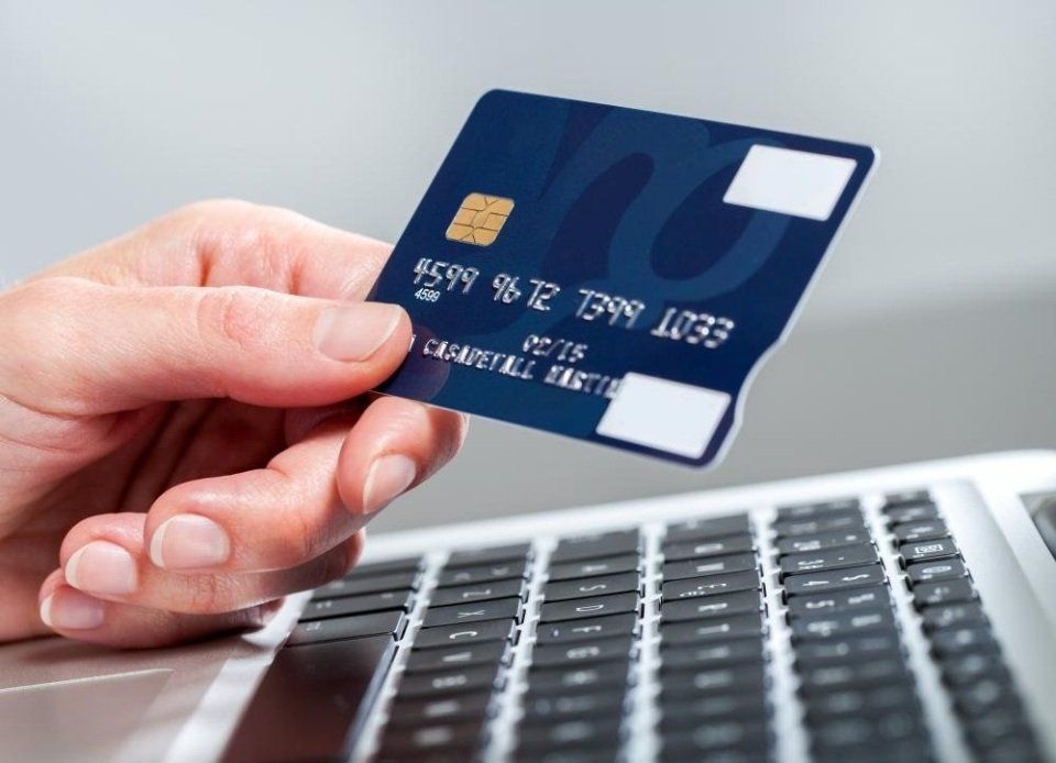Online booking with a credit card