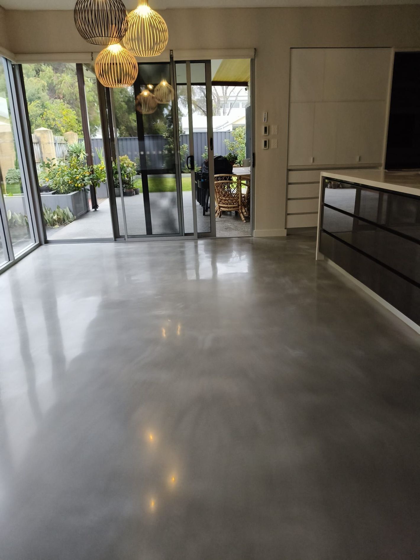 Burnished Mechanically Polished Concrete