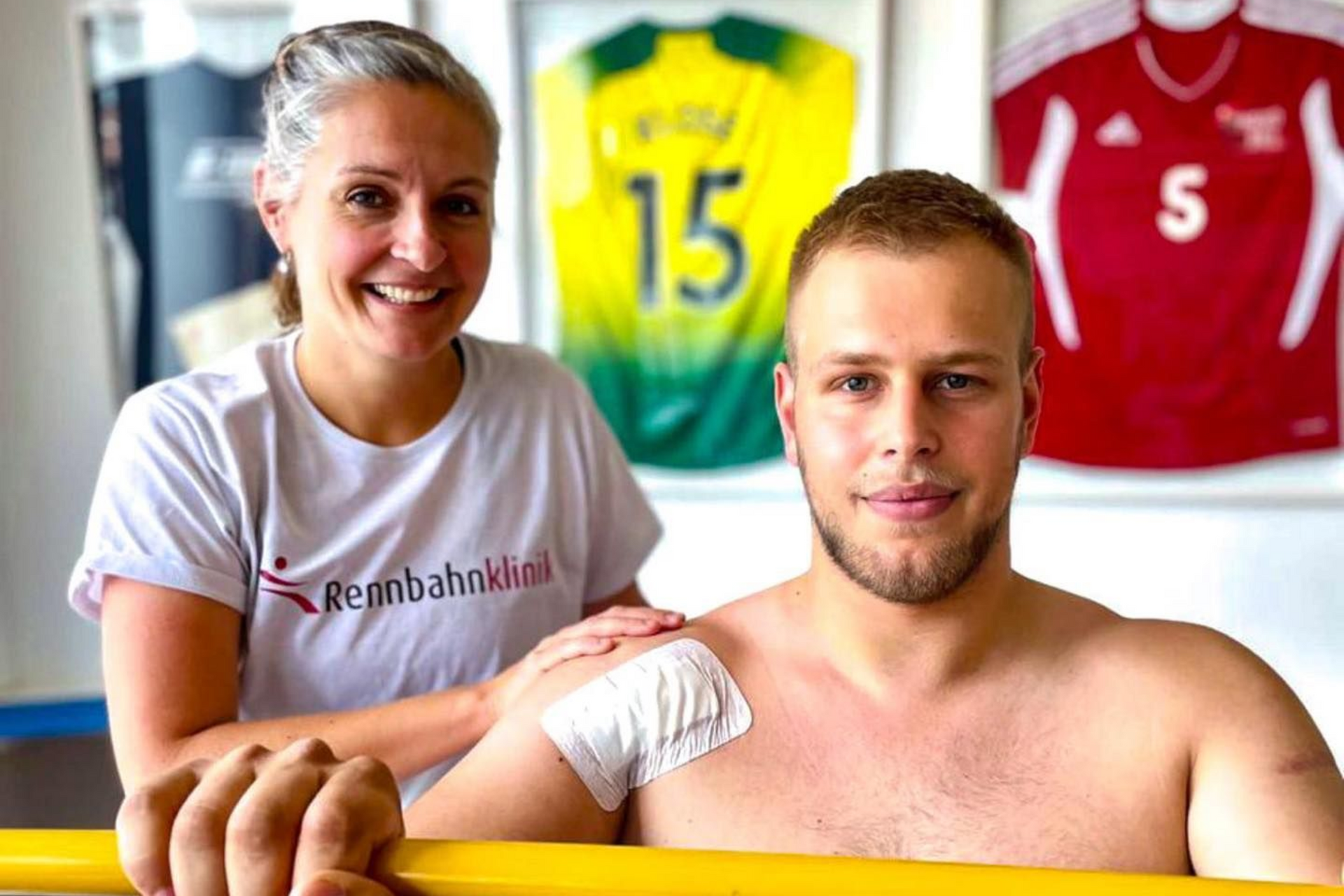 Adrian Odermatt während einer Behandlungseinheit