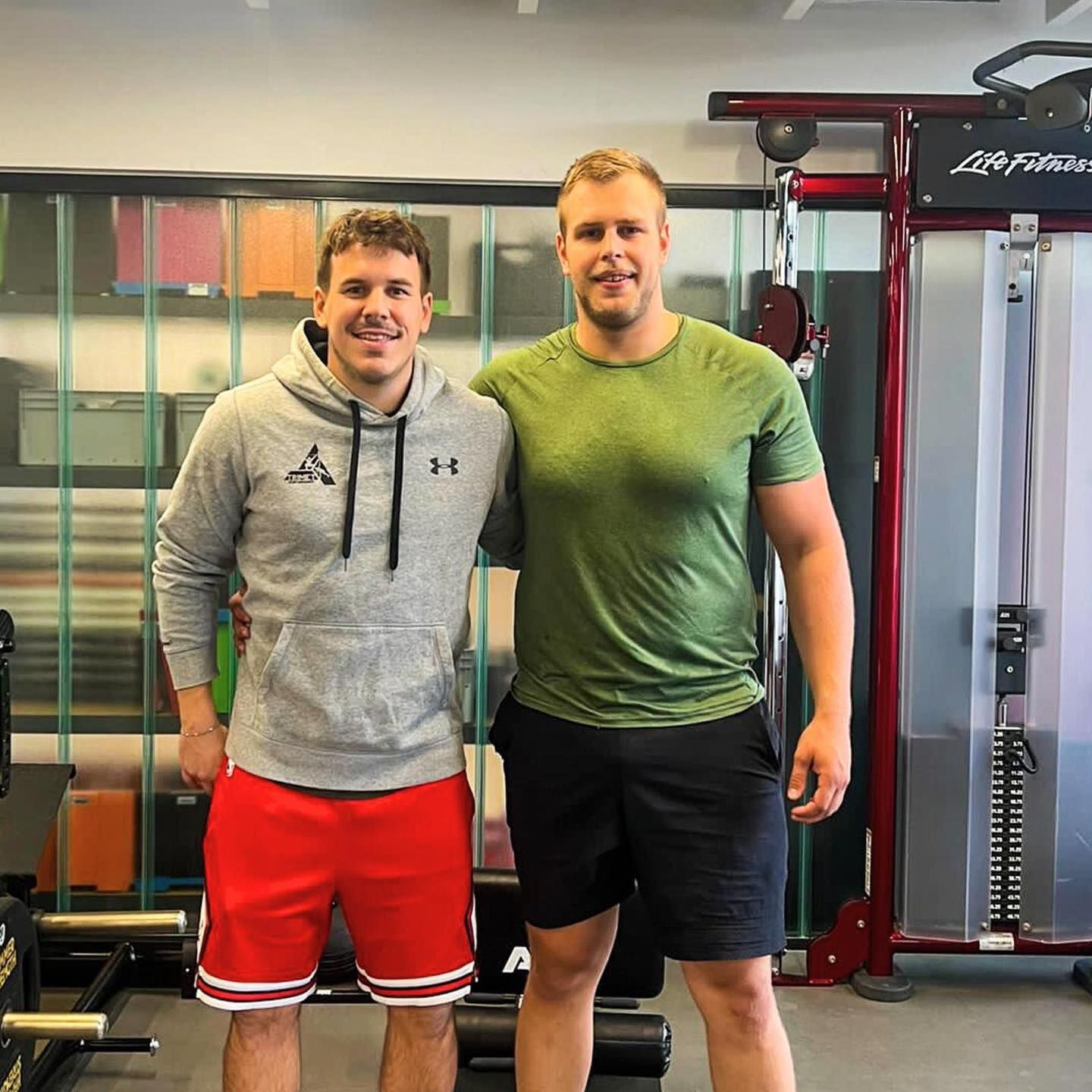 Adrian Odermatt beim Athletiktraining