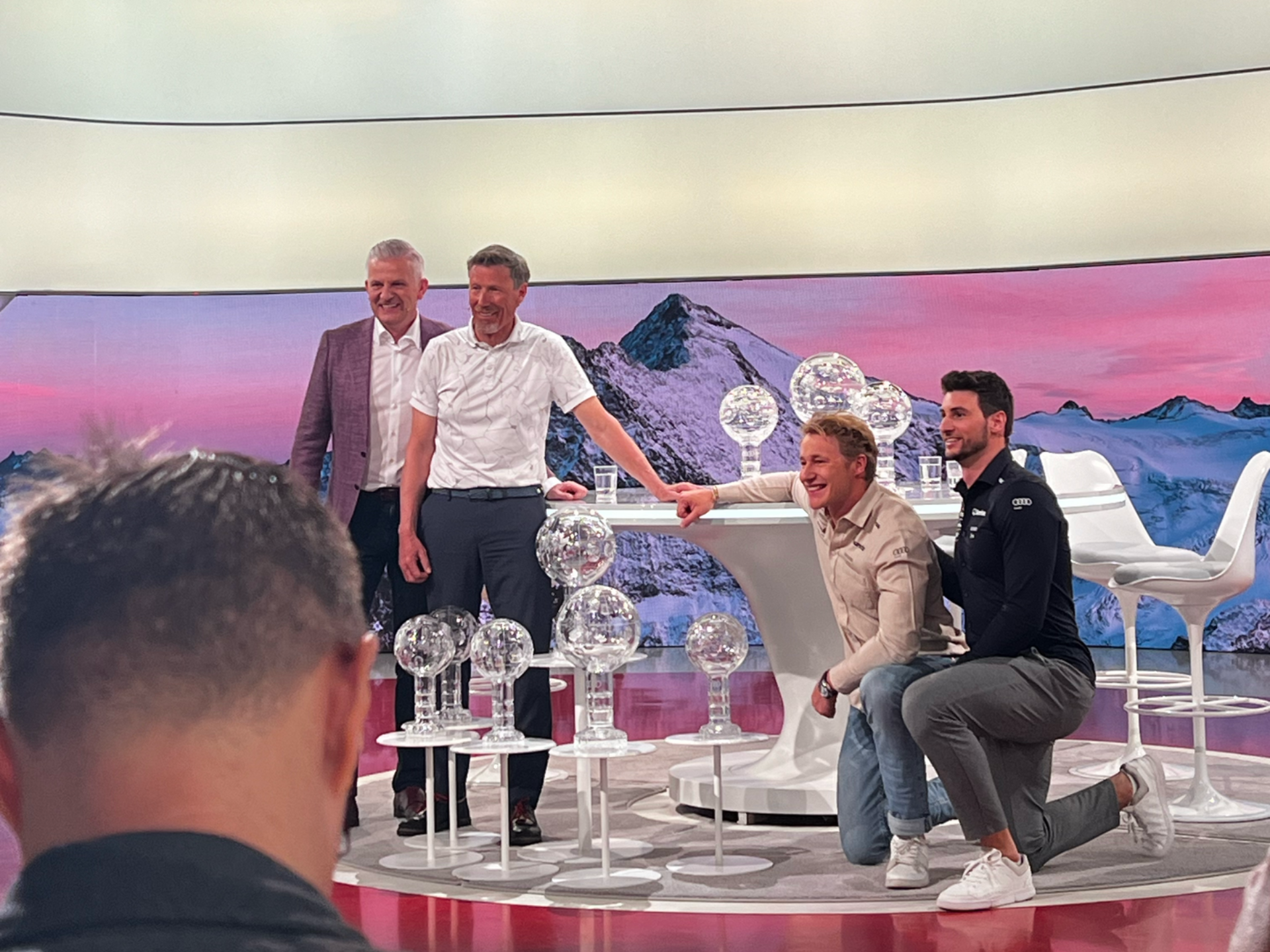 Adrian Odermatt im Studio des Sportpanorama