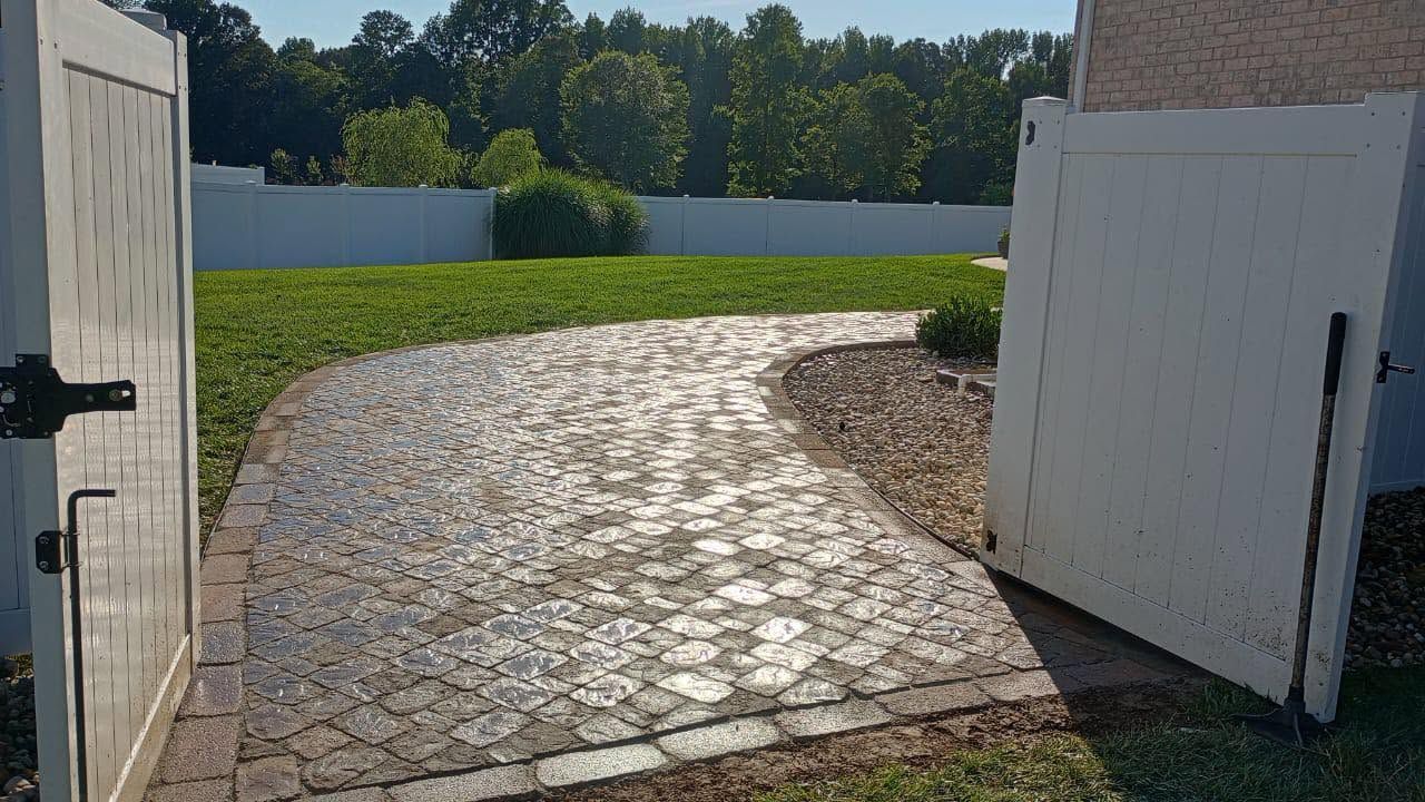 brick paver driveway