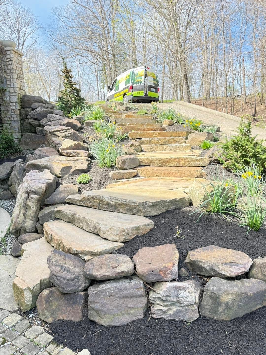 stone stairway