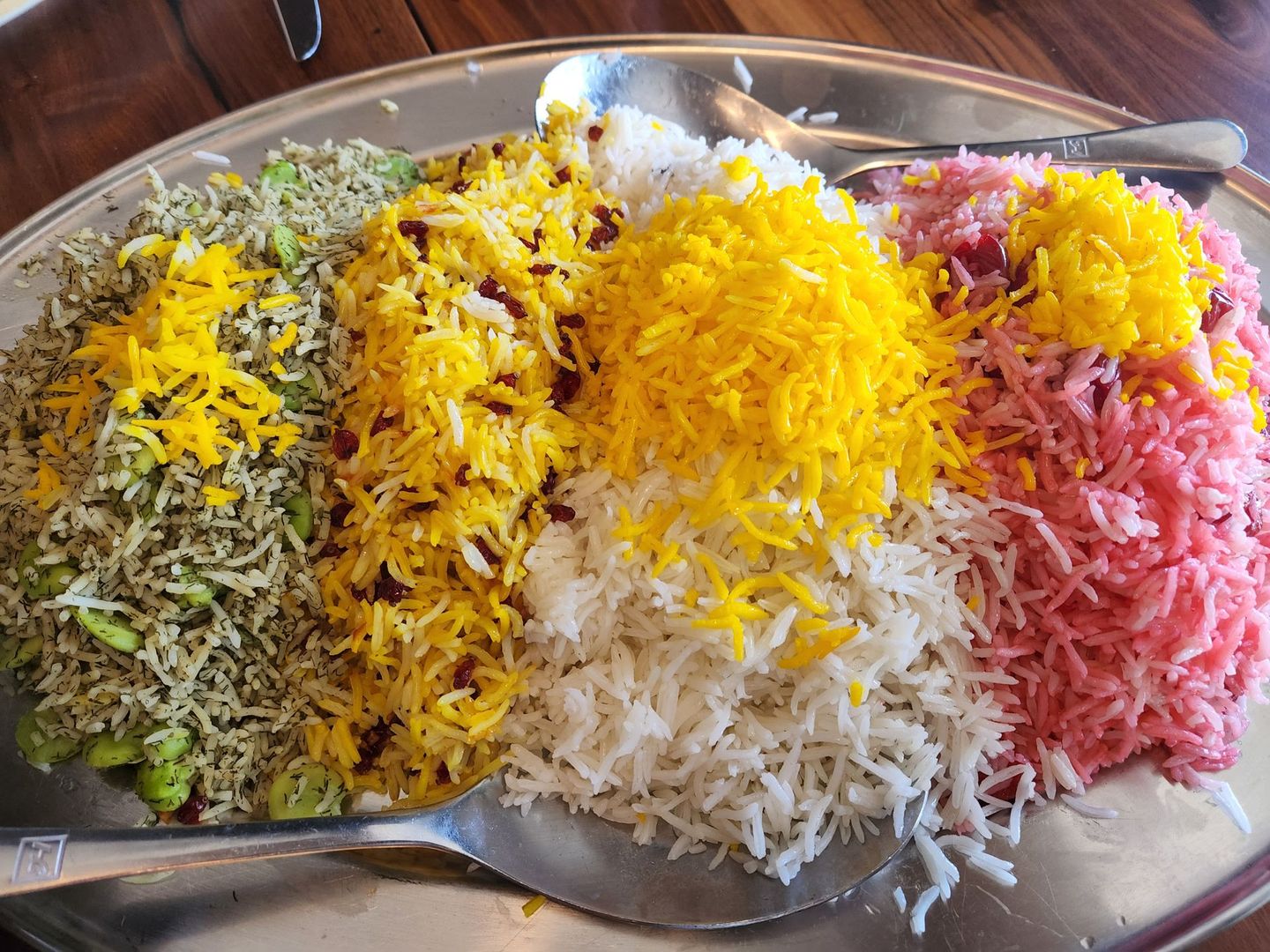 4 different flavors of Persian rice