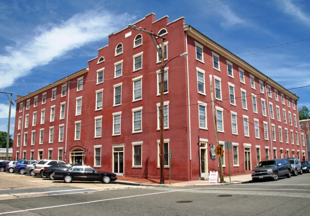 Exterior building red brick