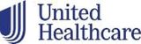 UnitedHealthcare logo in dark blue text with a stylized blue emblem on a white background