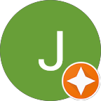 Green circle with white 
