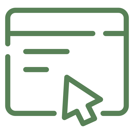 Green Arrange Online Computer Icon