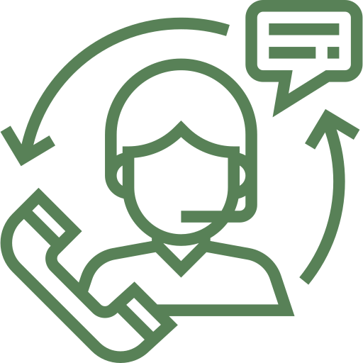 Green Need Help Customer Service Icon