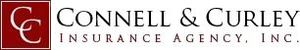 Connell & Curley Insurance Agency, Inc. logo with red “CC” icon and black text on white background