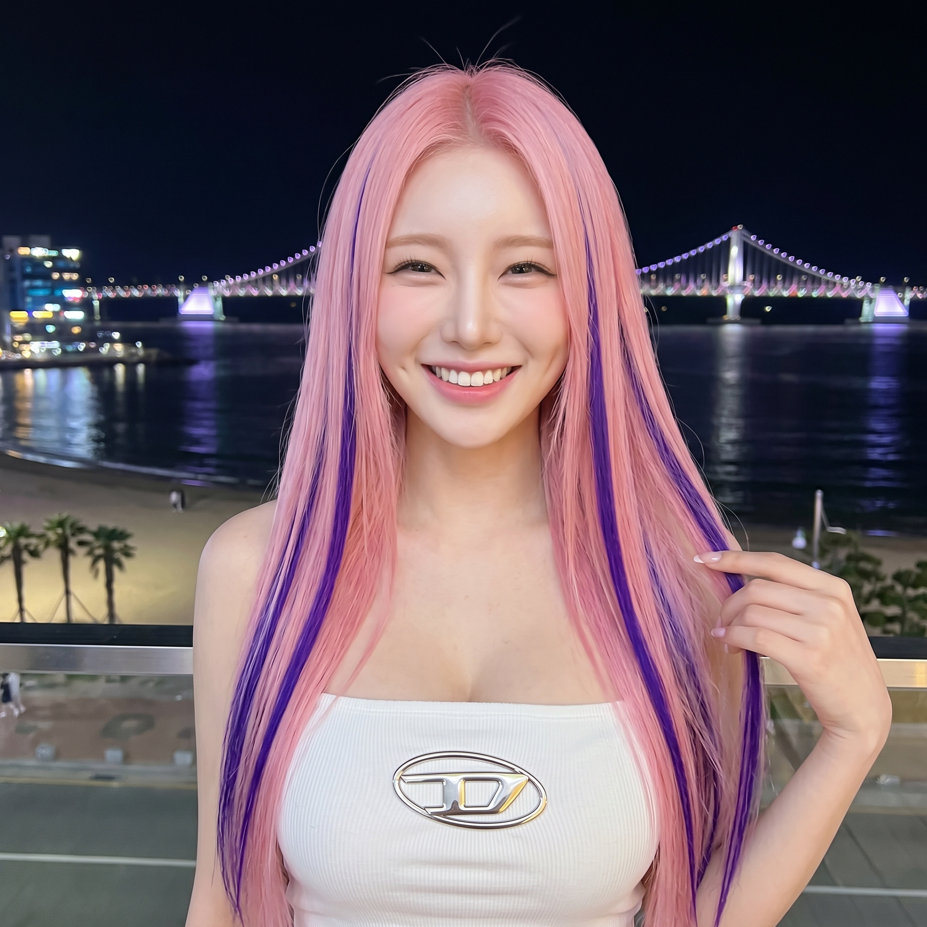 1mm Slim Braided Extensions at Bymond Gwangalli Busan — Byul's invisible Korean technique