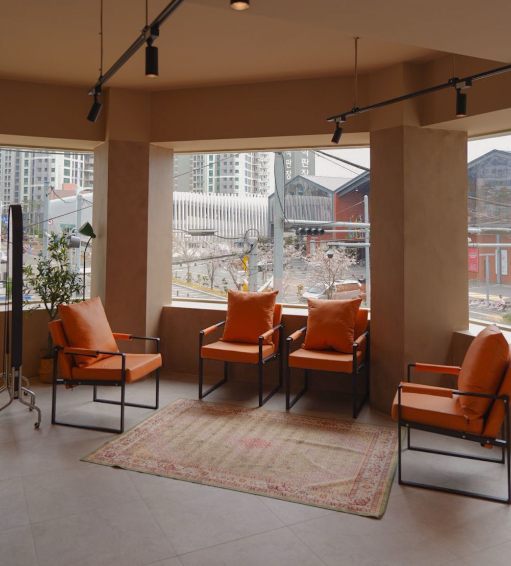 Bymond waiting area with comfortable seating