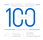 Financial Review Fast 100 logo in blue and grey, presented by Pemba Capital Partners and KPMG Private Enterprise.