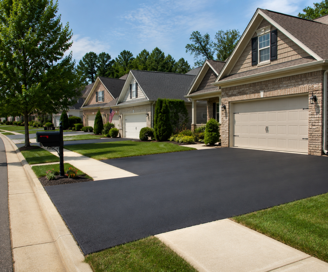 Georgia residential asphalt driveway paving service