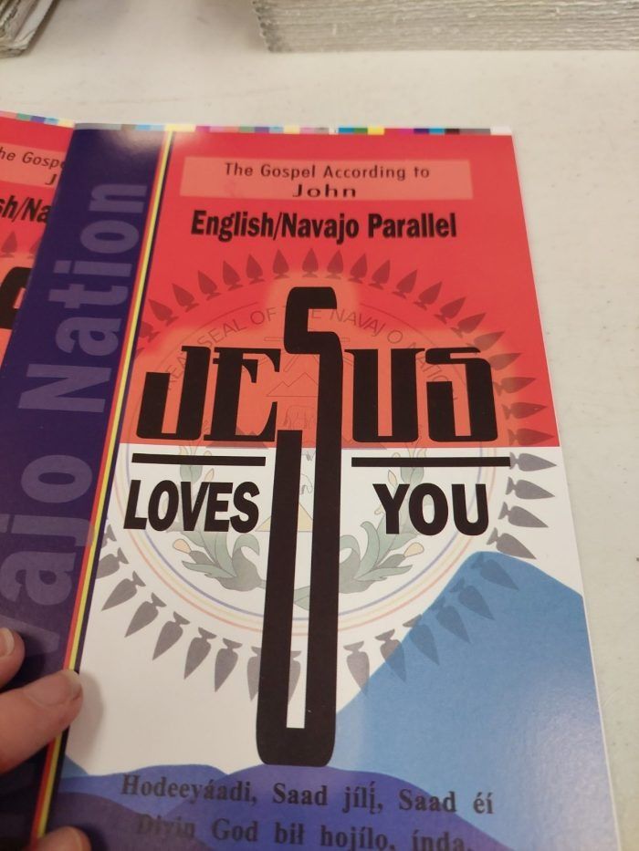 A booklet with 