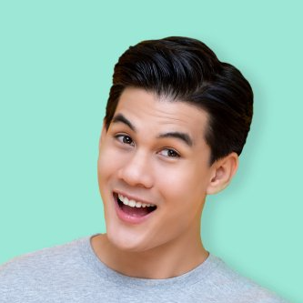 Man with invisalign