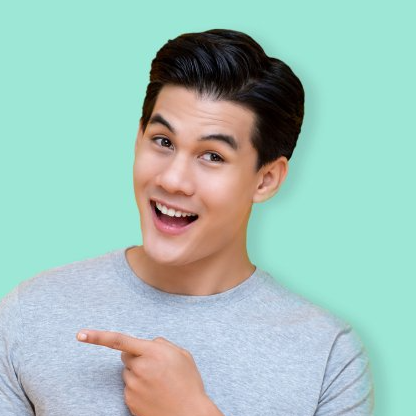 guy with invisalign