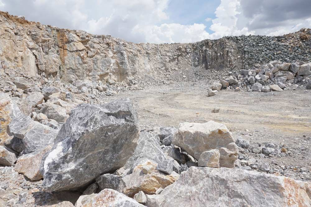 A Large Pile Of Rocks In A Rock Quarry — Zappala Raw Materials Pty Ltd In Gordonvale, QLD