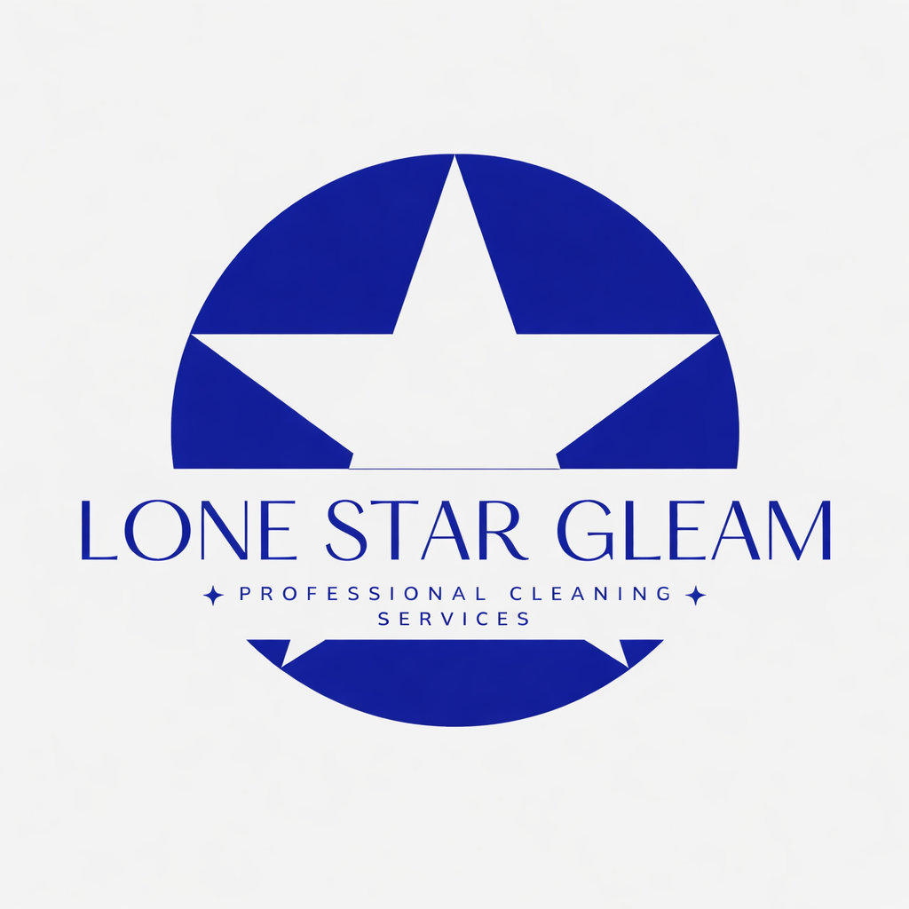 Blue circle with white star in center;