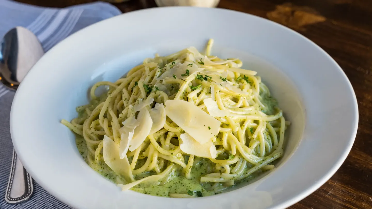 A white bowl filled with noodles and cheese on a wooden table.