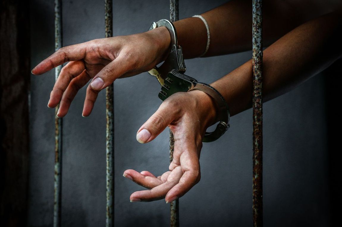 Person in jail.