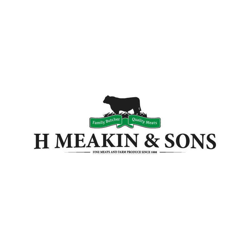 Logo: Black silhouette of a cow above 