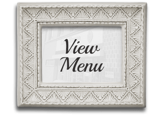 White framed sign with