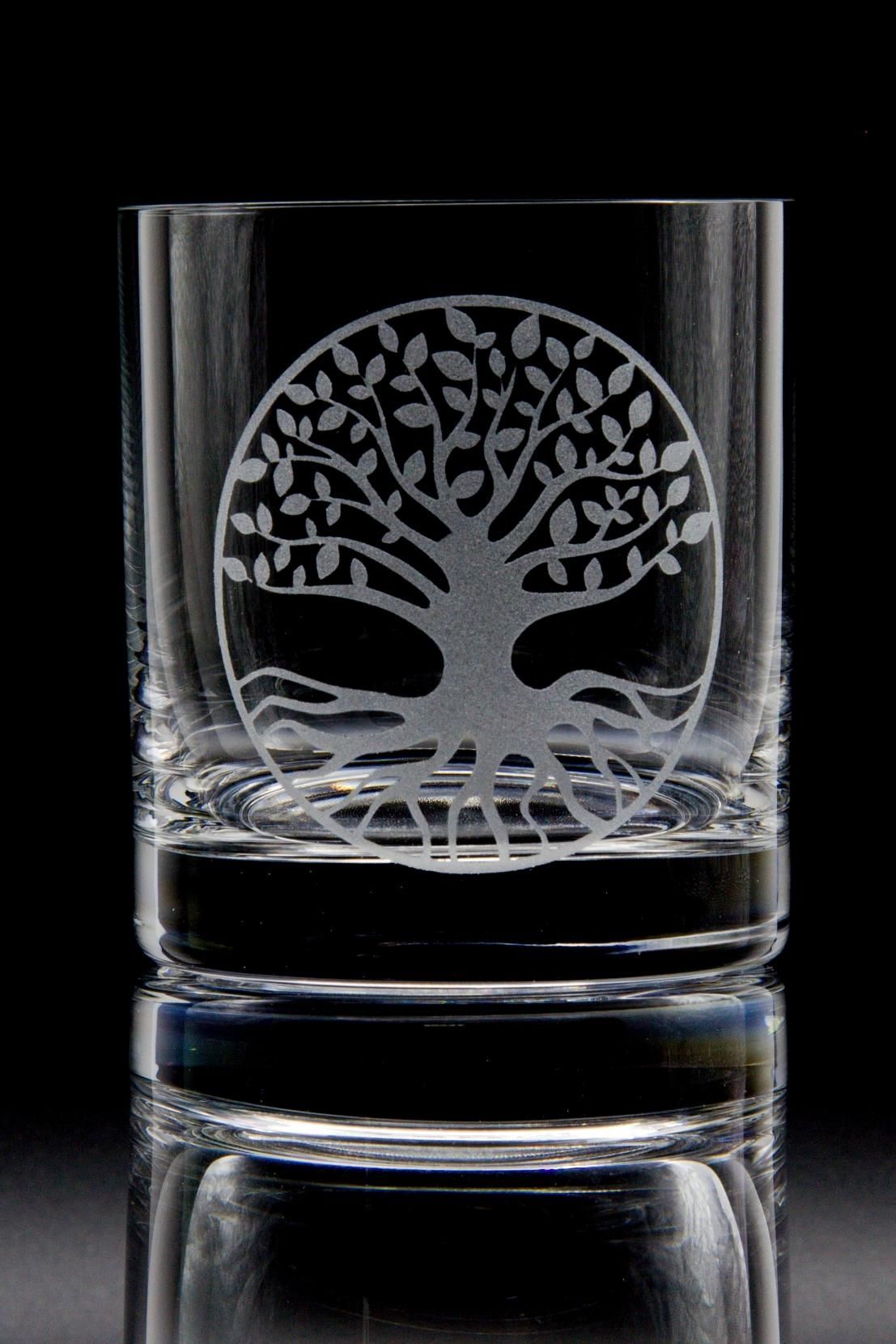 A Close Up of a Glass With a Tree on It — Jimani Trophies & Engraving In Dapto, NSW