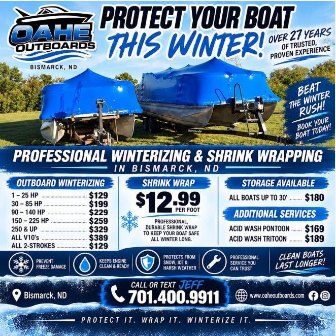 Boat Winterization Bismarck, ND
