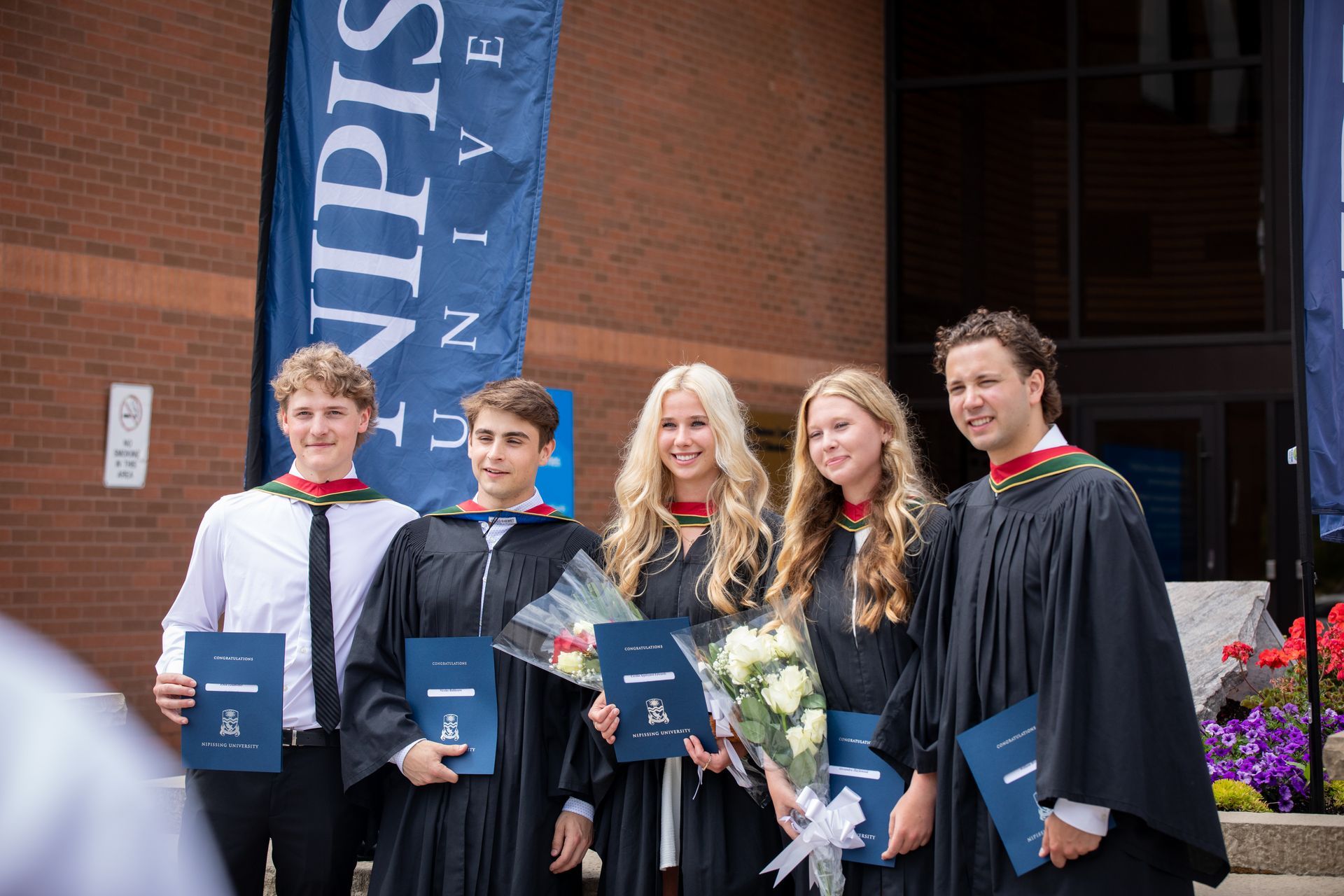 A group of Nipissing University grads