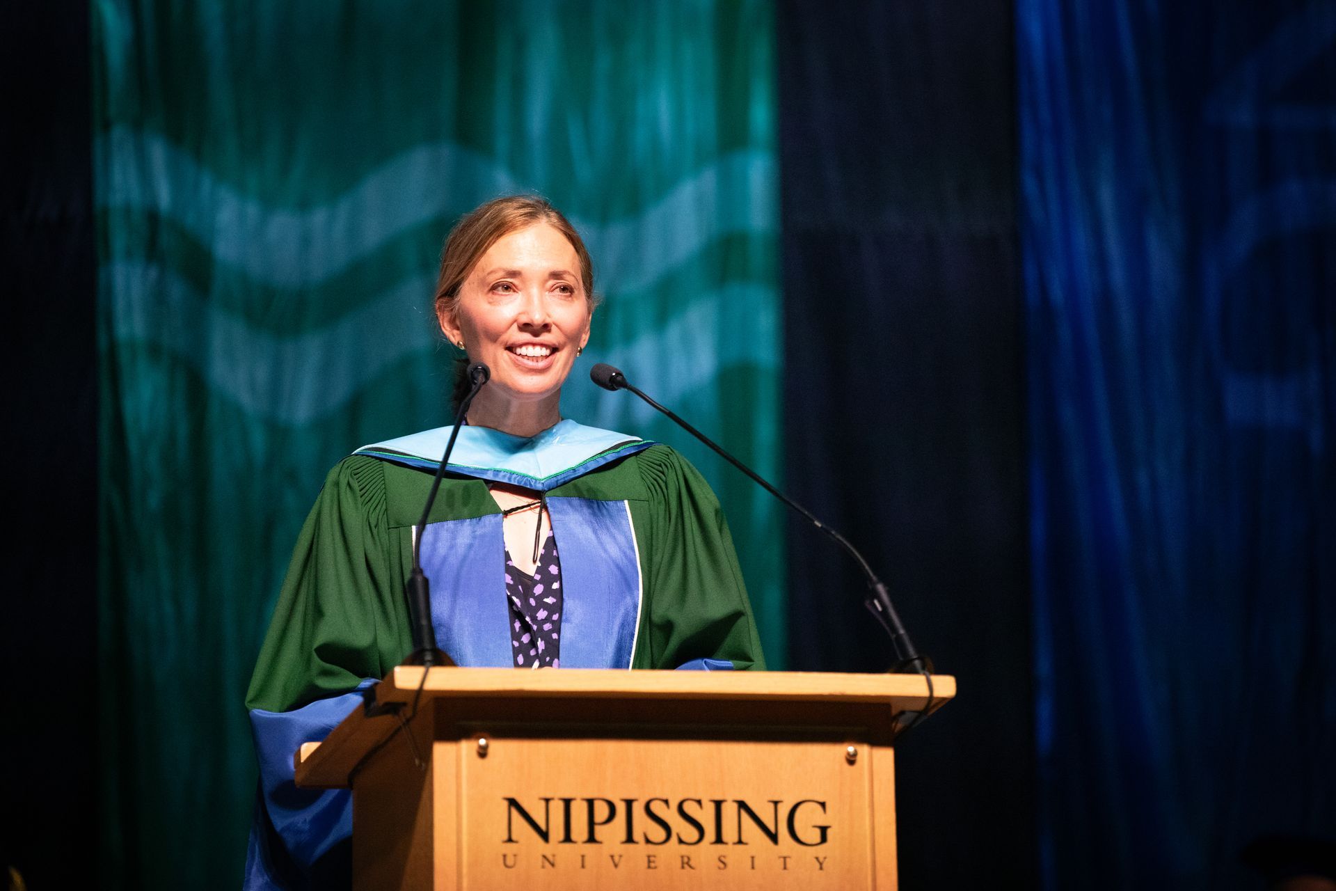 Beckie Scott at Nipissing University