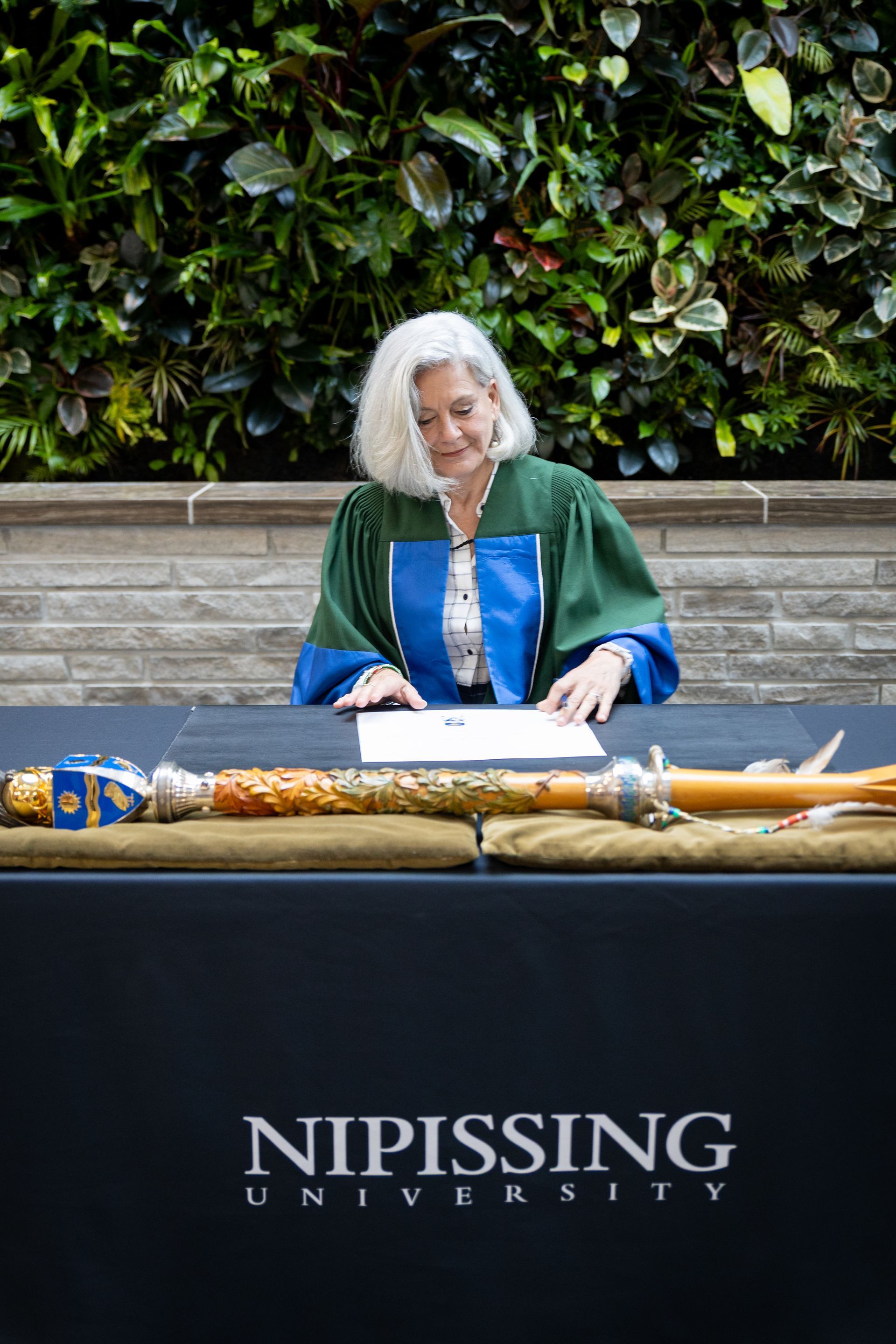 Lisa LaFlamme at Nipissing University