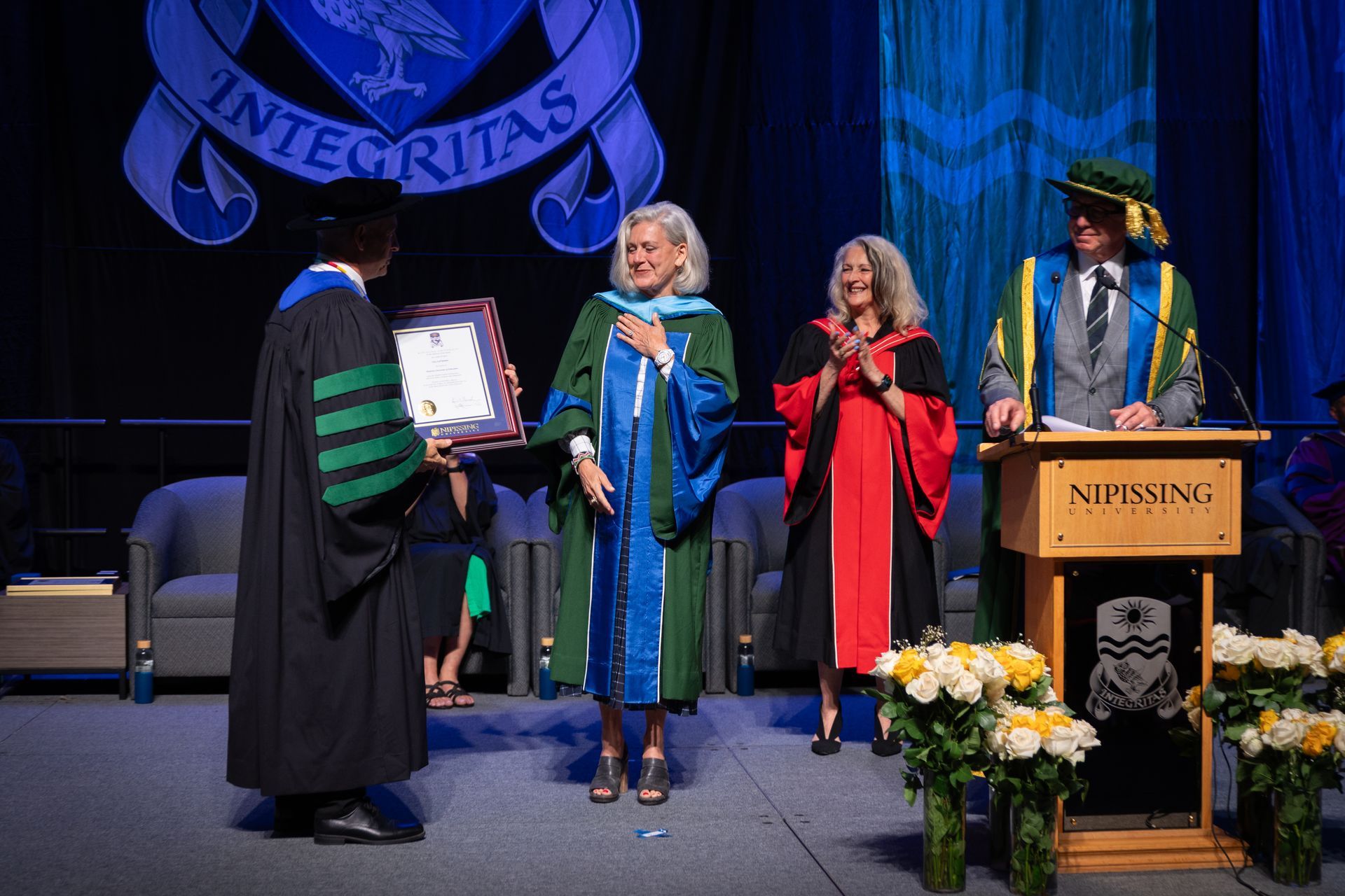 Lisa LaFlamme at Nipissing University