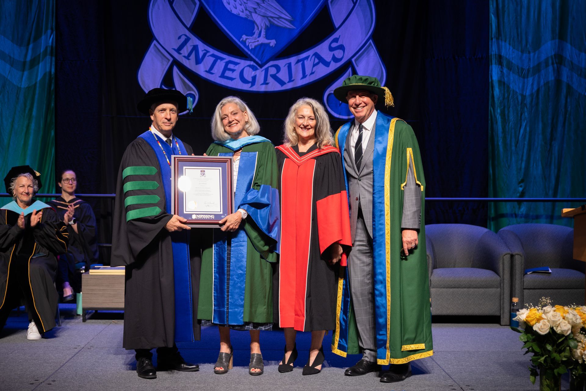 Lisa LaFlamme at Nipissing University