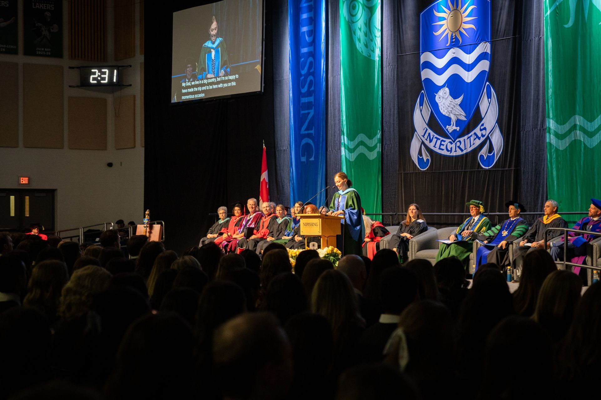 Beckie Scott at Nipissing University