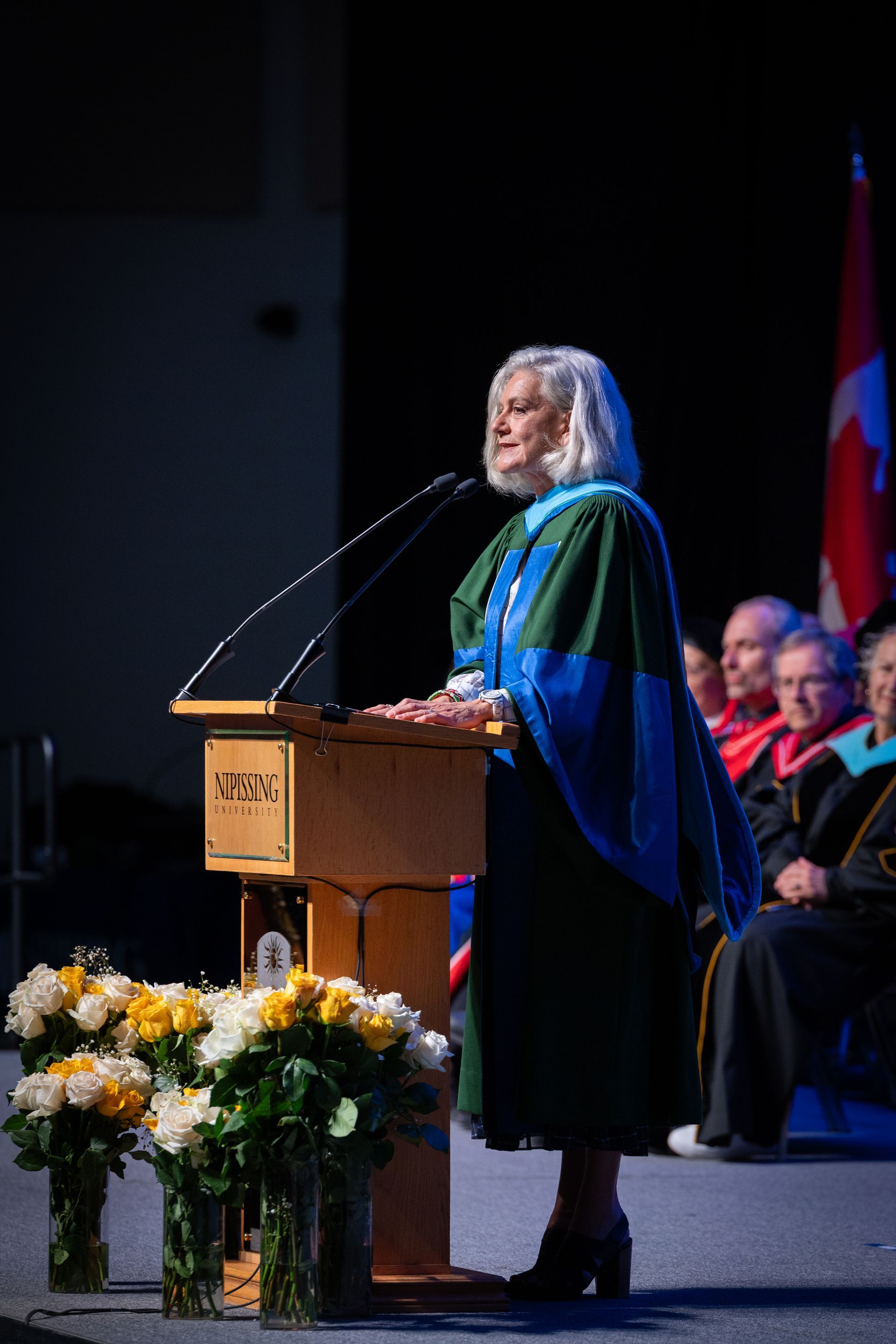 Lisa LaFlamme at Nipissing University