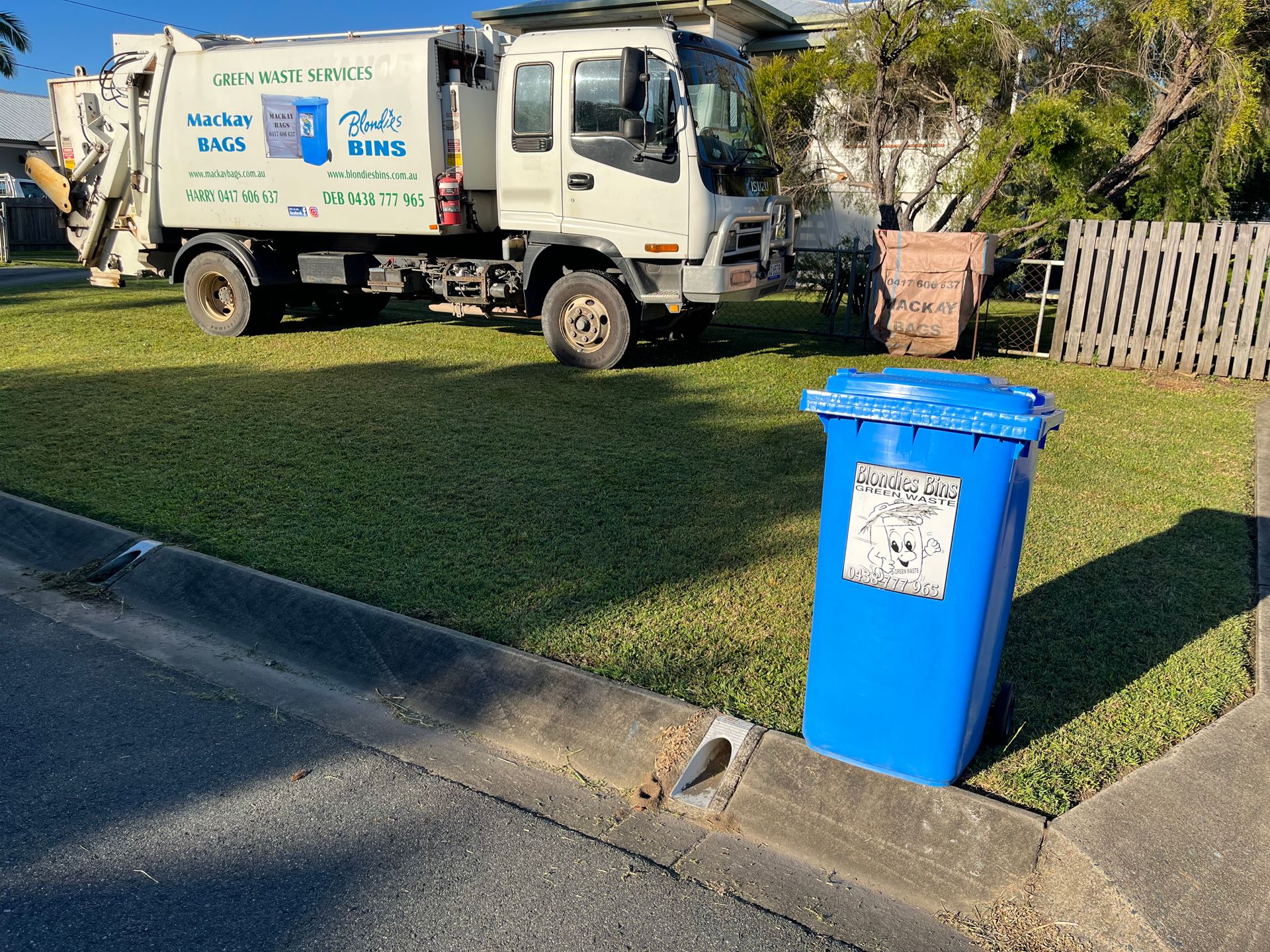 Mackay Bags And Blue Bin On The Side — Mackay Bags in Black Beach, QLD