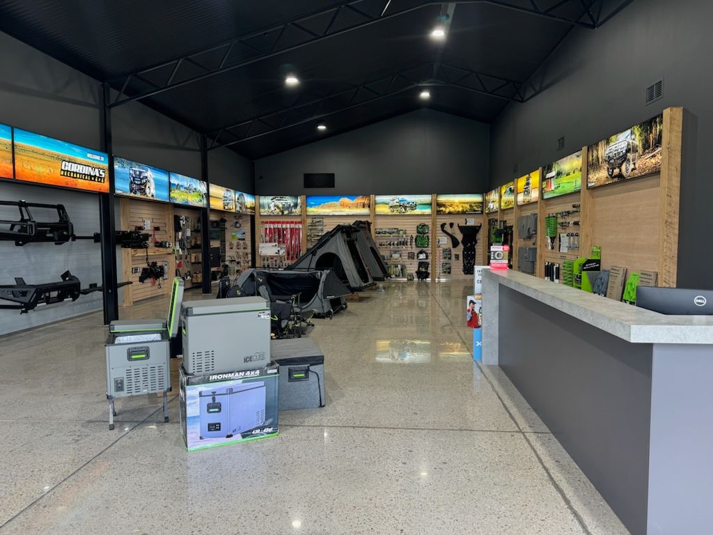 Cordina's Mechanical & 4x4 shop interior