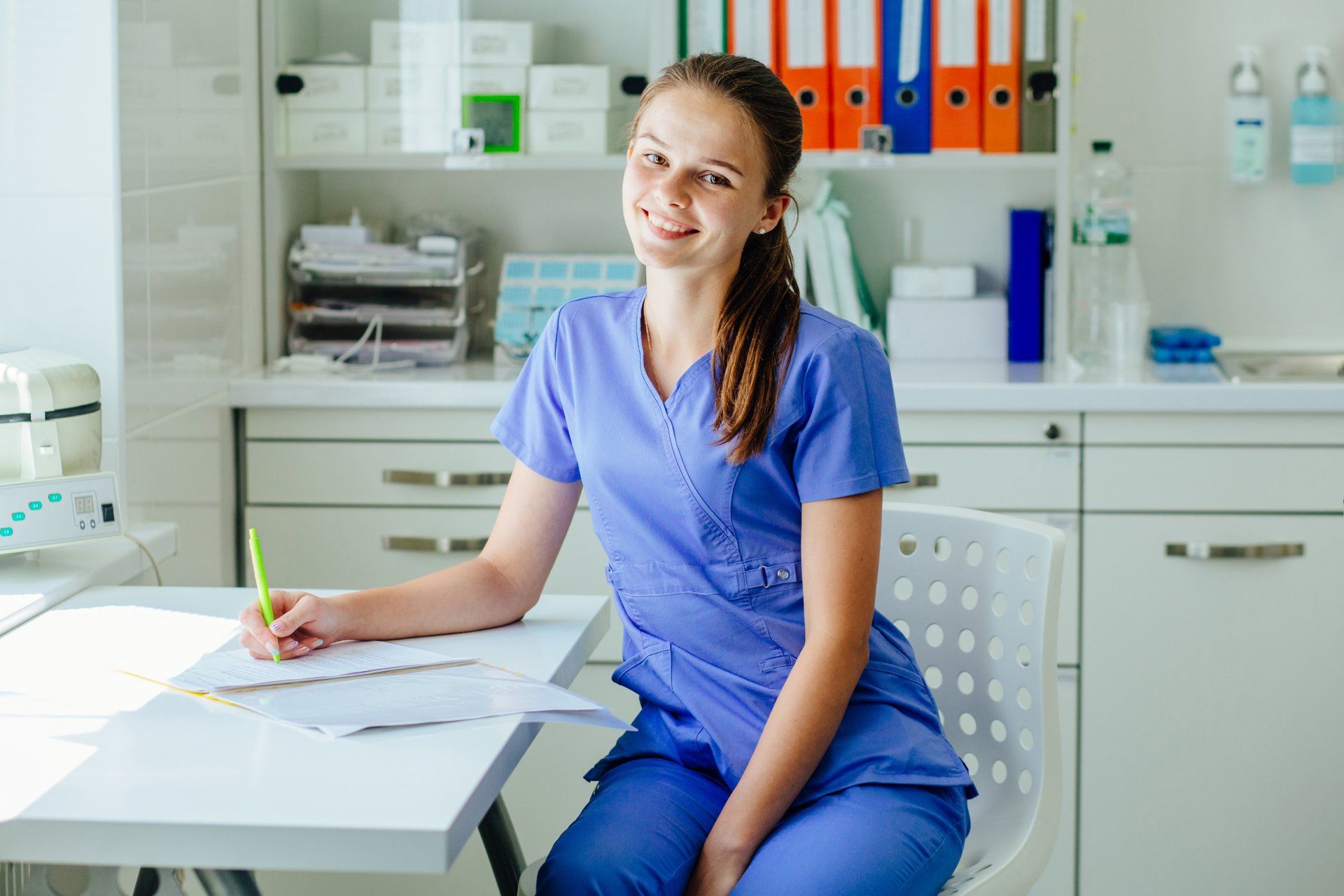 Nurse aide posing for the camera