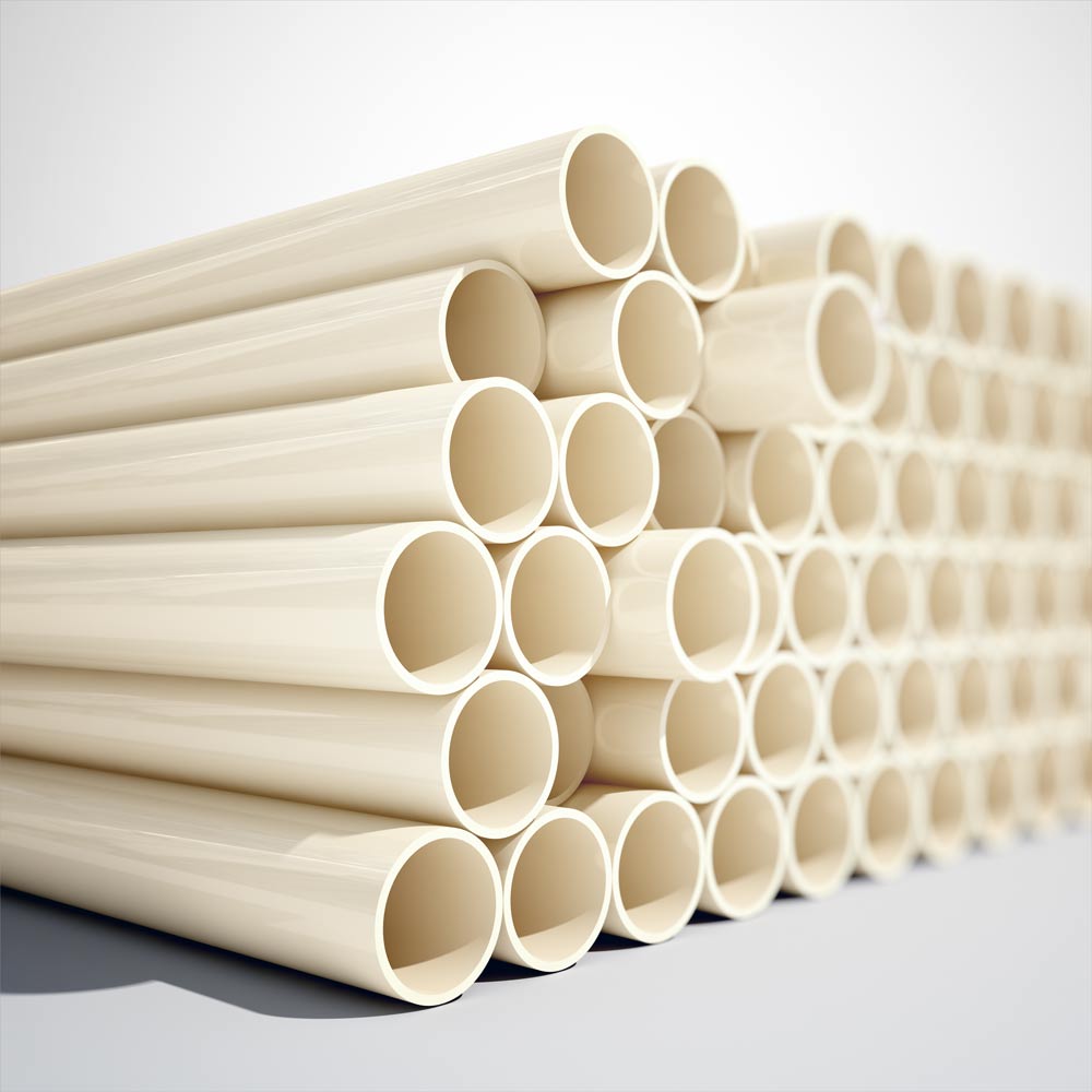 PVC piping at home